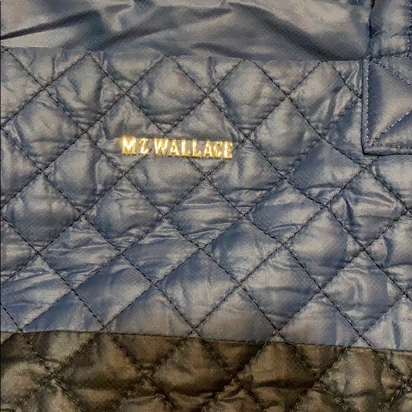 MZ WALLACE METRO TOTE π Black Navy Medium sizeπ - Picture 3 of 8